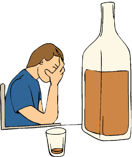 This guy's feeling bad and like joining an Alcoholics Anonymous group