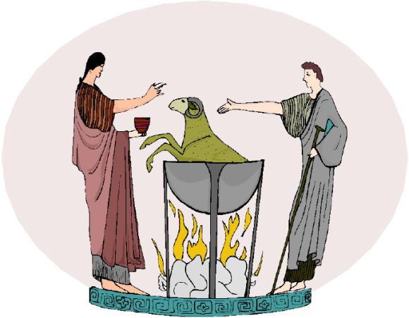 These losers are reinstituting animal sacrifice (and we would love to see the sheep jump from the kettle and push them in)