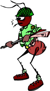 Don't look at me�those other ants ate the antelope; I wasn't hungry, so stop pointing at me!