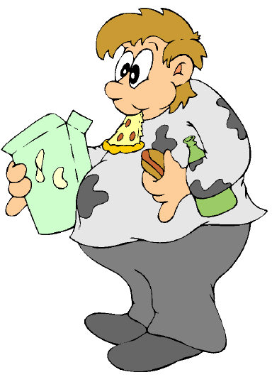 He saw the junk food ads and�unfortunately�he followed their bad guidance