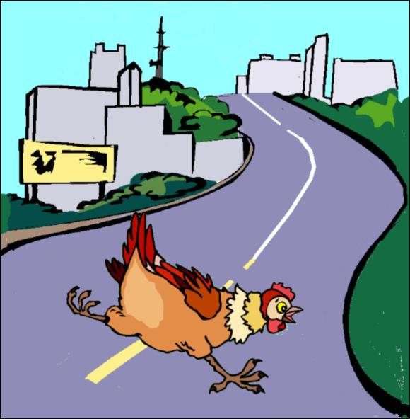 Why did the chicken cross the road? Starkes notes that blacks have to wait 32% longer than whites to cross the street at a crosswalk