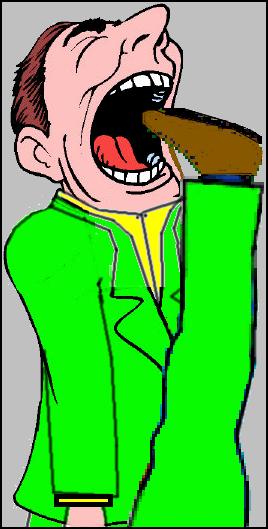 Before he teaches or writes any more, inserting foot in mouth vigorously and often, he should research the truth about our history