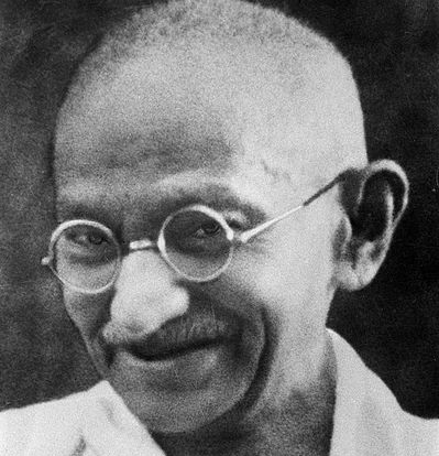 Gandhi said that: 'We must be the change we wish to see in the world.'