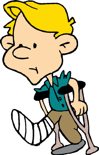  As one heals his broken leg and is starting to become mobile on a crutch, does one plan to use this aid forever?