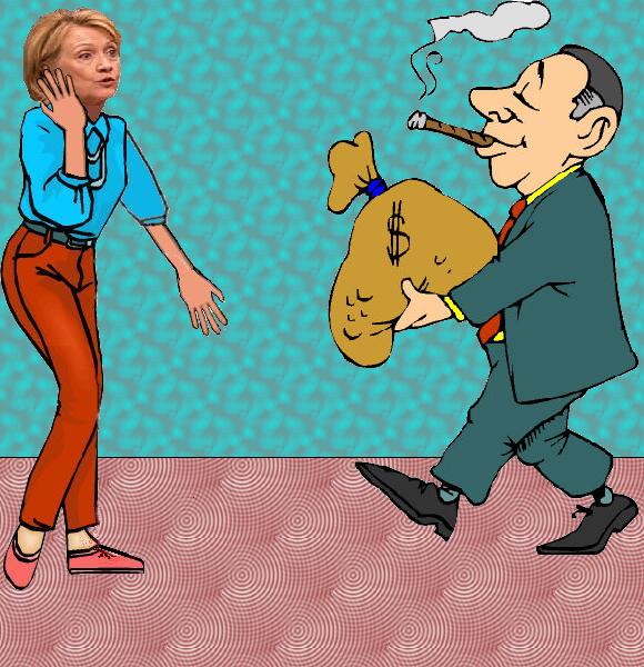 Well, Bill just made another one of his hollow, useless speeches to a room full of people pretending to listen�so here's a million bucks, okay?