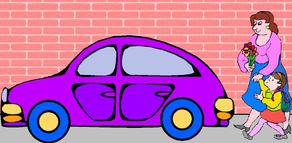 Unacceptable behavior can lead to leading a child gently to the appropriate environment, e.g., a car or a room