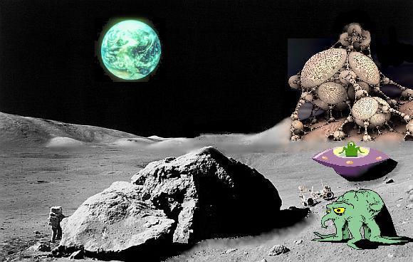 In 1835, The New York Sun ran a six-part series, 'Great Astronomical Discoveries Lately Made,' which detailed the supposed discovery of life on the Moon. It's funny how the 1969-1972 Apollo Missions all missed this stuff. Perhaps the moon creatures were hiding.