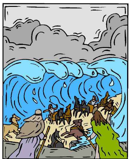 Red Sea Parted (when pigs fly)