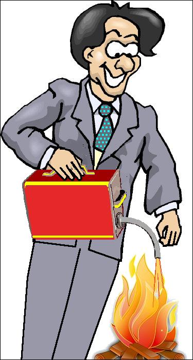 We are not stopping the fire. In fact we are dousing it with gasoline