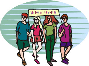 When up against fascists, Antifa could protest on the other side of the street and yell louder than the alt-right do or bring bigger megaphones