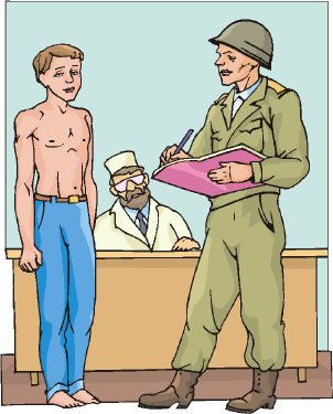 Mostly the maginalized, unemployed, homeless, foreigners buying citizenship, and the poor head for the recruiter's office