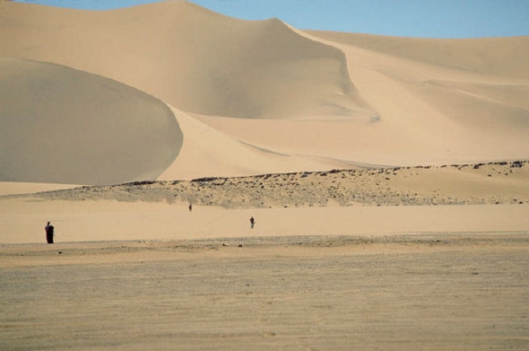 Overcrowded land, as in sub-Saharan regions of Africa, quickly turns into barren desert as it is over-grazed by livestock and its woody vegetation ransacked for cooking fuel Overcrowded land, as in sub-Saharan regions of Africa, quickly turns into barren desert as it is over-grazed by livestock and its woody vegetation ransacked for cooking fuel