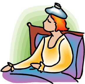 More than half of the people feel sick most of the time